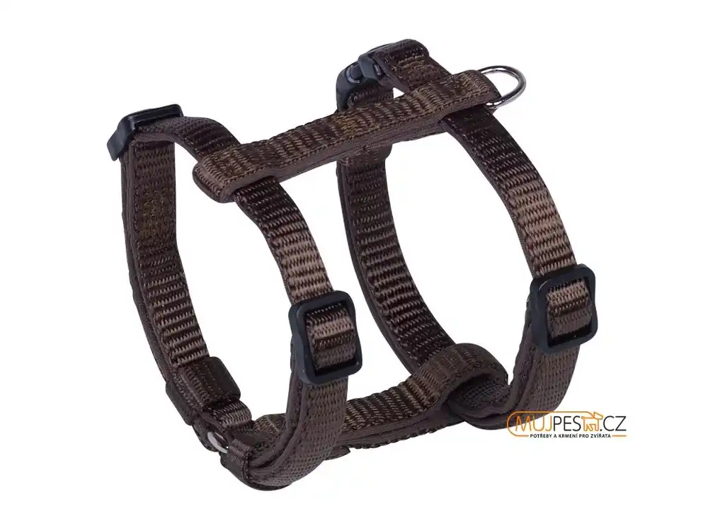 Omezená Nabídka Nobby CLASSIC PRENO Mini postroj neoprenový hnědá XXS-S 30-40cm