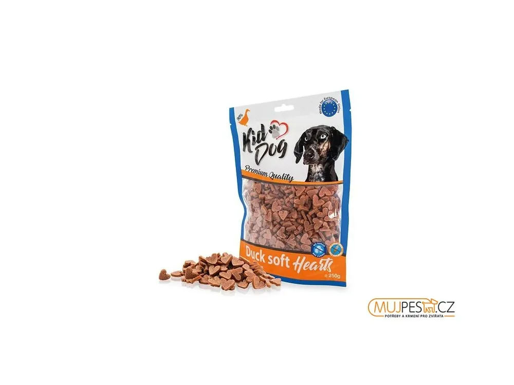 KIDDOG kachní lupínky, čerstvé masíčko 250 g Značkový