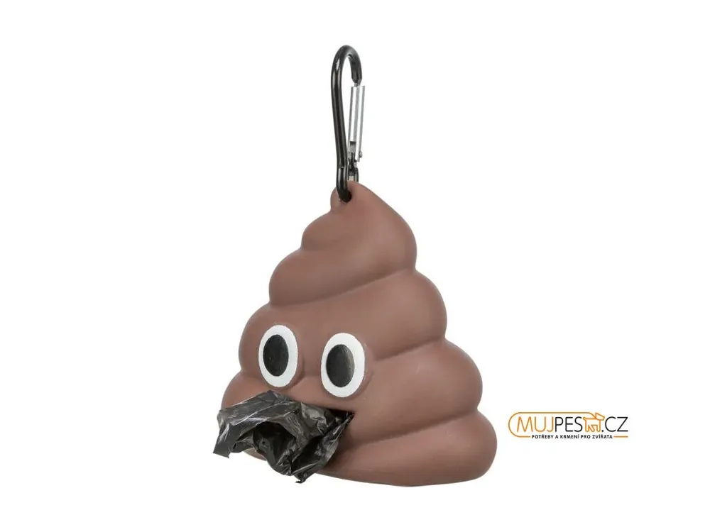 Zásobník POOP na sáčky na exkrementy, 8 x 5 cm / 15 sáčků, PVC Odeslání Ihned