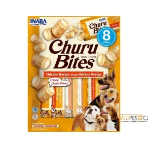 Inaba Churu Bites dog snack kuře 8x 12g Aktuální