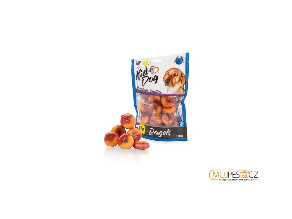 KIDDOG jehněčí & kuřecí Bagel 250 g Odeslání Ihned