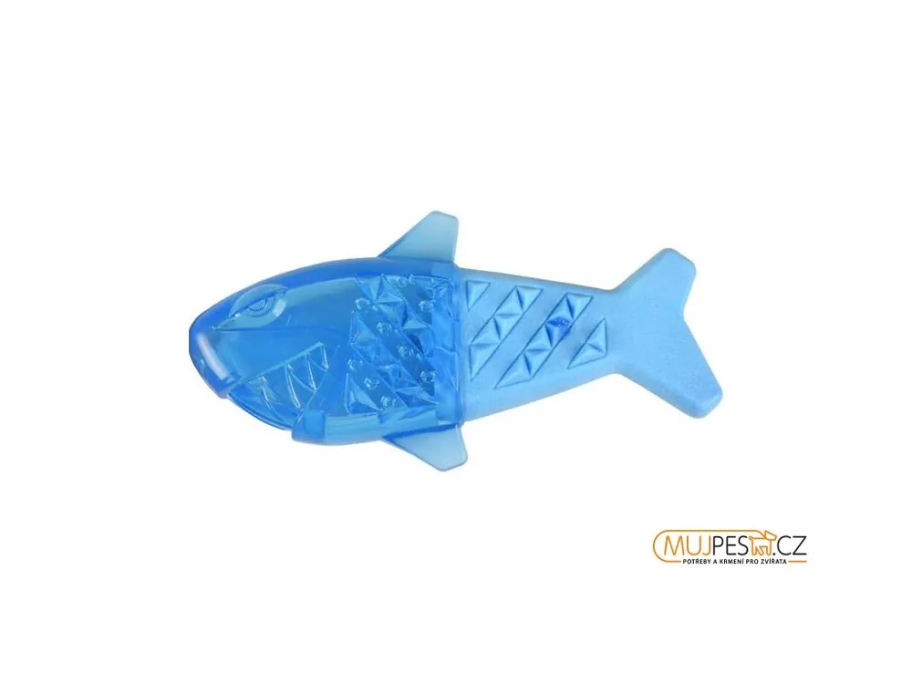 Finální Výprodej Hračka chladící ryba 18cm modrá Flamingo