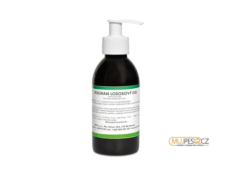 Roboran Lososový olej 150ml Vrácení Zdarma