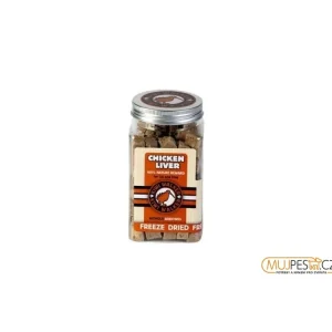 Autentický Pochoutka mrazem sušené kuřecí játra 115g Kiwi