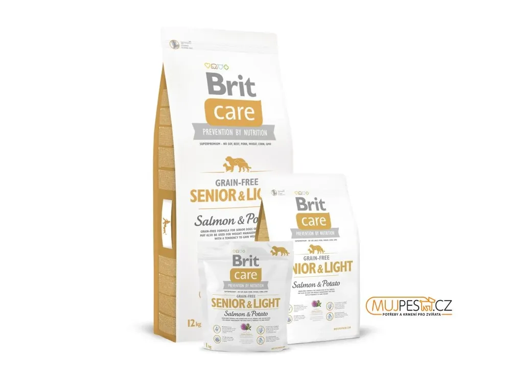 Brit Care Dog Grain-free Senior&Light Zlevněný