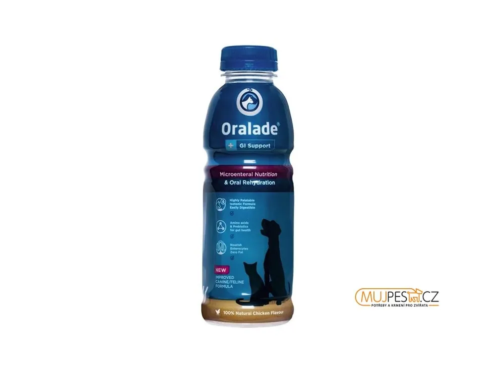 Oralade rehydratační roztok pes a kočka 500ml Akční Nabídka