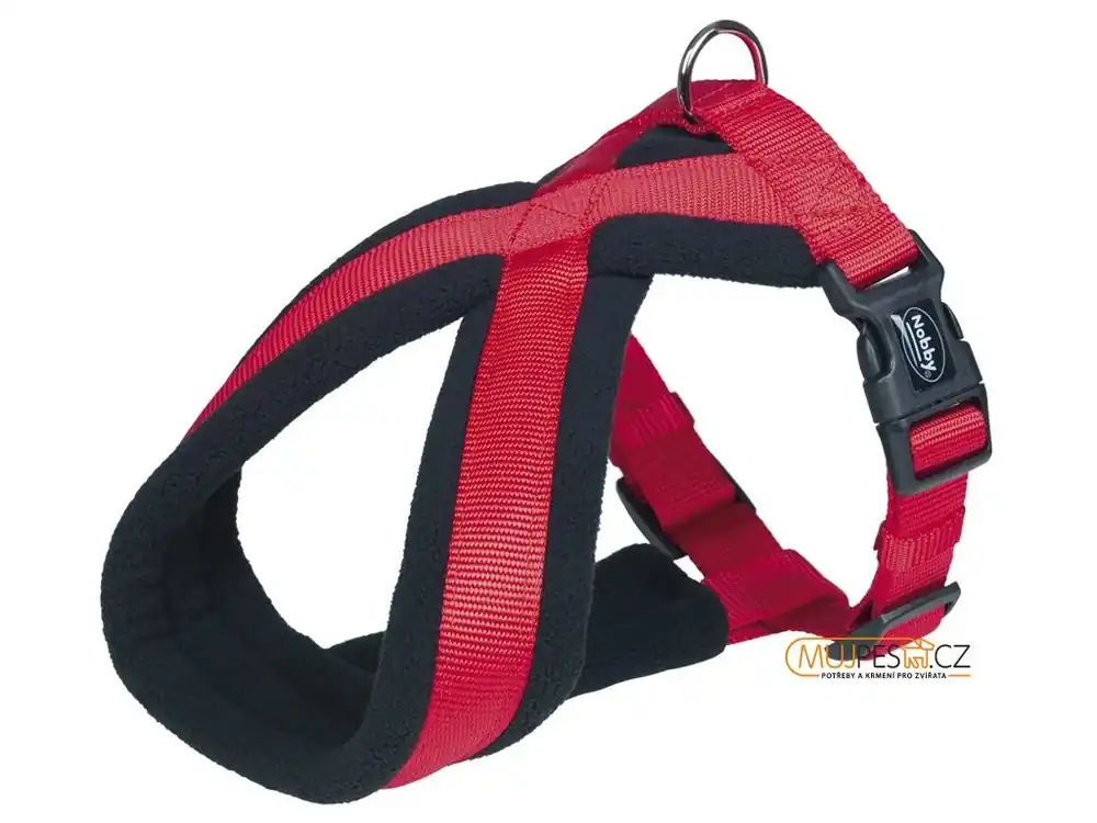 Originální Nobby Classic Comfort Postroj Do X 20-30Cm Červená