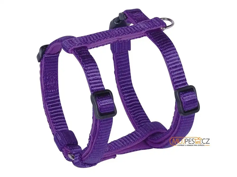 Značkový Nobby CLASSIC PRENO Mini postroj neoprenový fialová XXS-S 30-40cm
