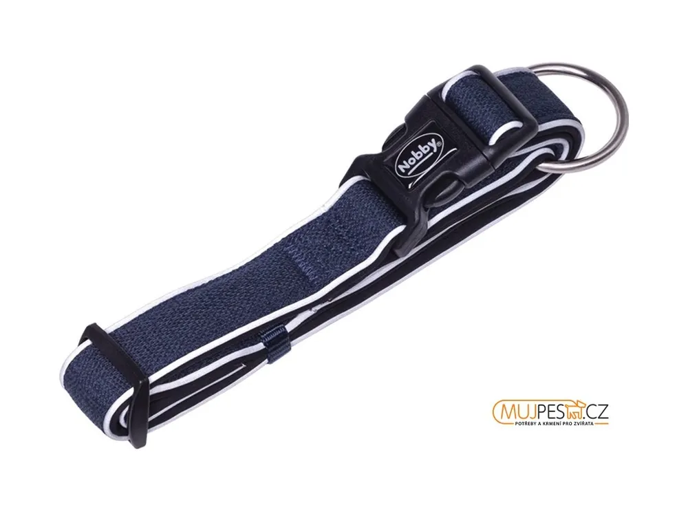 Top Prodej Nobby CAYO obojek nylon reflexní modrá XS 20-30cm