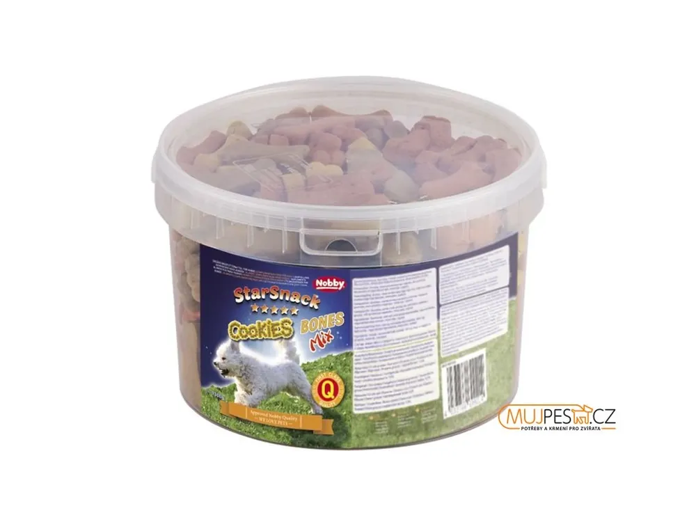 Expresní Doručení Nobby Starsnack Cookies Bones Mix Pečené Pamlsky 1,3Kg