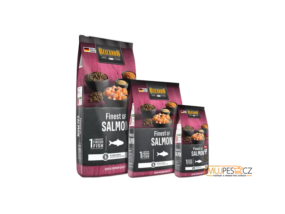 Akční Cena Belcando Finest GF Salmon + k velkému balení sluneční clona ZDARMA