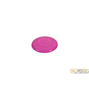 Autentický Hračka pes FRISBEE TPR POP 23 cm růžová Zolux