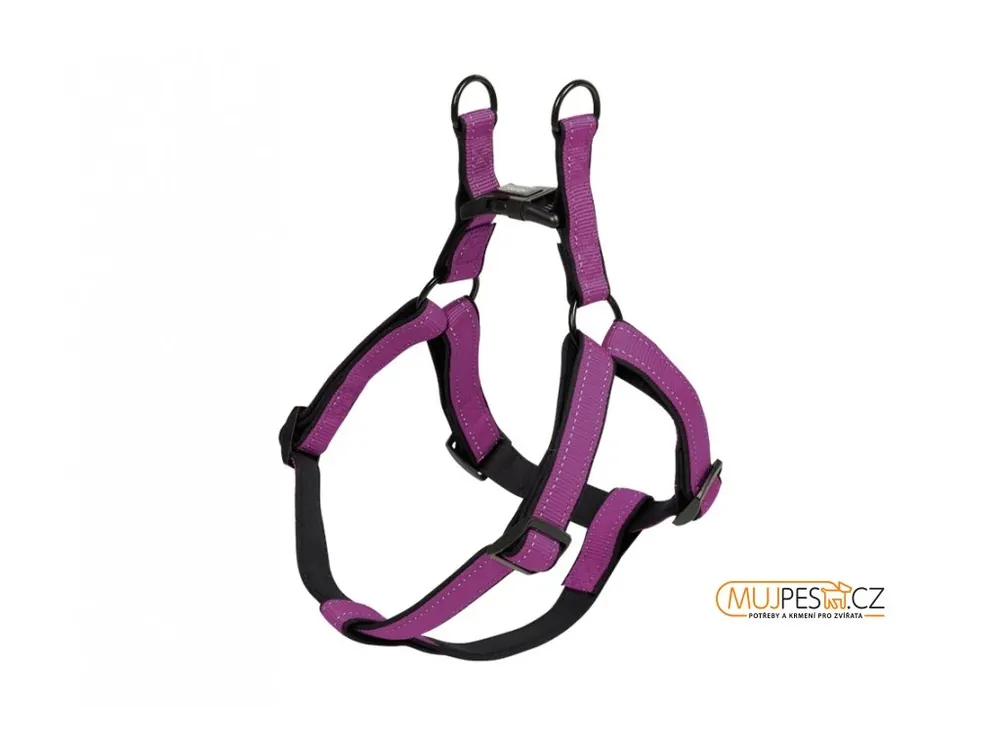 Vrácení Zdarma Nobby Classic Reflect Soft Reflexní Postroj 40-56Cm Fialová