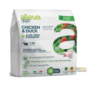 ALLEVA HOLISTIC Cat Dry Adult Chicken&Duck 400g Nová Kolekce