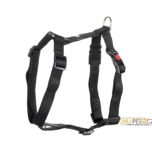 Aktuální Postroj nylon Ziggi černý M 2x45-65cm Flamingo