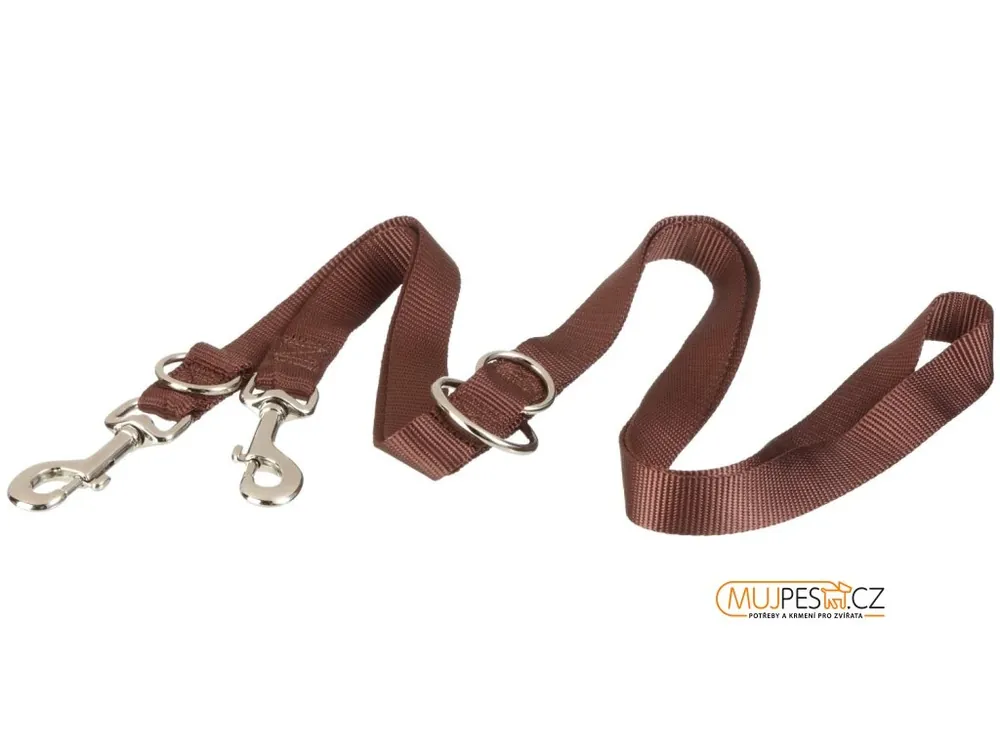 Nobby Classic Vodítko Nylon 200Cm / 15Mm Hnědá Přímo Od Výrobce
