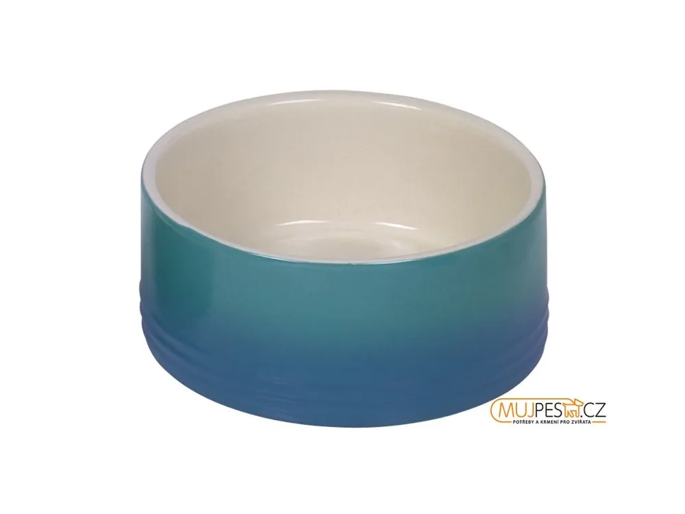 Akce Nobby keramická miska GRADIENT modrá 15,0 x 6,0 cm / 0,55 l