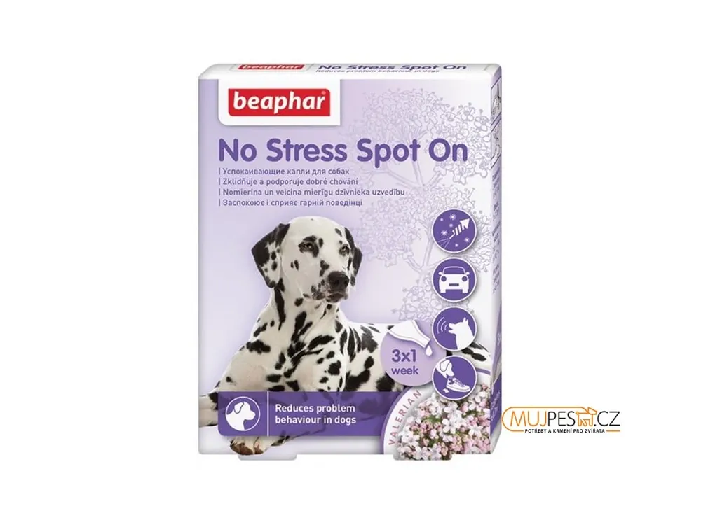 Beaphar No Stress Spot On pro psy sol 3 x 0,7 ml Cenově Výhodný
