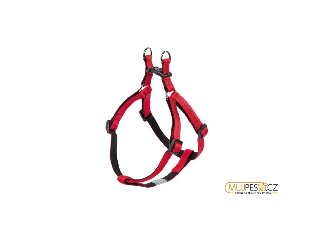 Jen Po Omezenou Doba Nobby Soft Grip Postroj Nylon 40-56Cm / 15Mm Červená