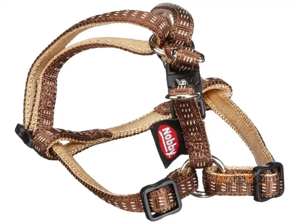 Nejprodávanější Nobby Soft Grip Postroj Nylon 40-56Cm / 15Mm Hnědá