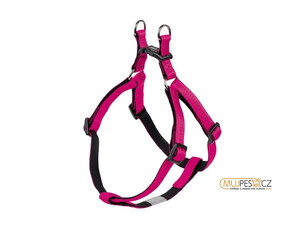Tovární Cena Nobby Soft Grip Postroj Nylon 40-56Cm / 15Mm Růžová