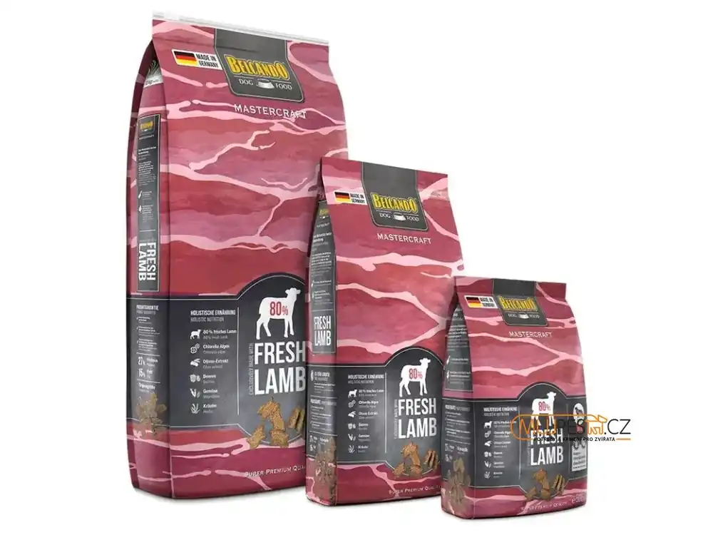 Belcando MasterCraft Fresh Lamb s jehněčím masem + k velkému balení sluneční clona ZDARMA Akční Cena