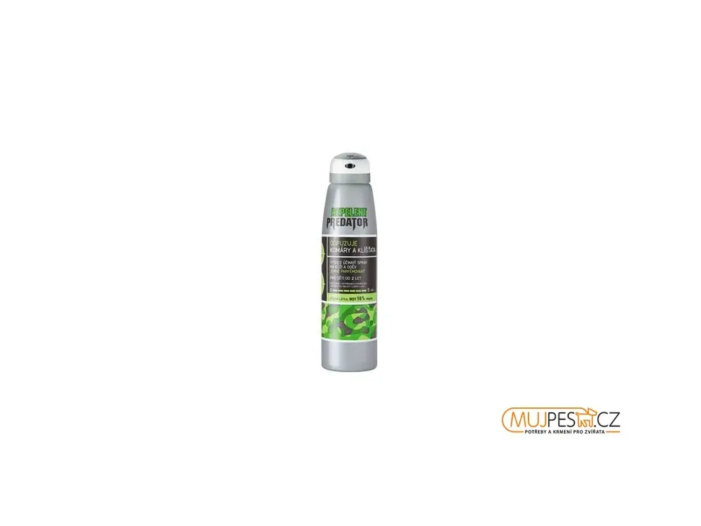 PREDATOR repelent spray 150ml 16%DEET Expresní Doručení