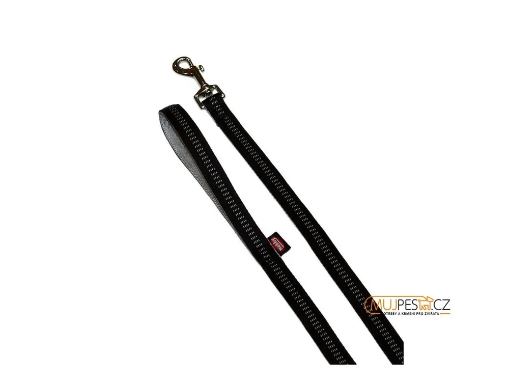 Nobby Soft Grip Vodítko Nylon 120Cm / 25Mm Černá Ověřený