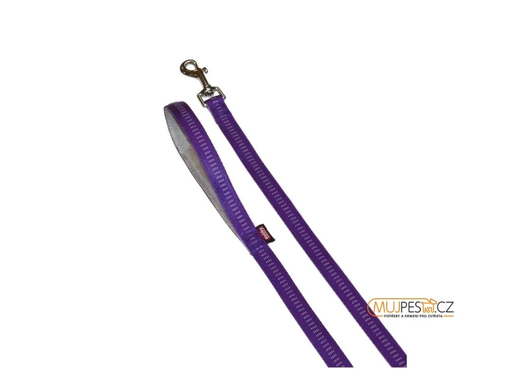 Nobby Soft Grip Vodítko Nylon 120Cm / 25Mm Fialová Tovární Cena