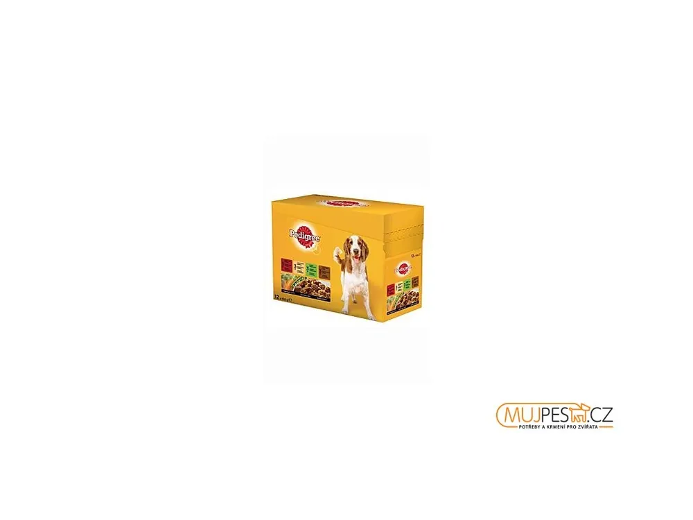 Pedigree kapsa masový výběr, zelenina ve šťávě 12x100g Výhodná Nabídka