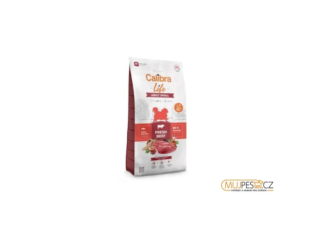 Calibra Dog Life Adult Small Fresh Beef Dokud Zásoby Vydrží