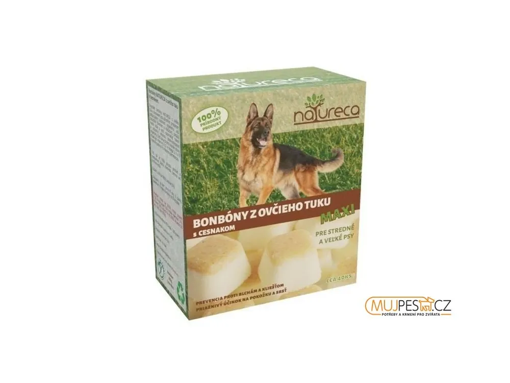 Bonbóny z ovčího tuku s česnekem MAXI 250g Přímo Od Výrobce