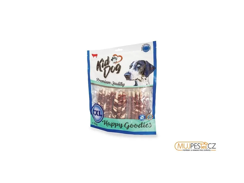 Koupit Online KIDDOG hovězí steak na buvolí tyčince - 8 mm/12 cm 500 g