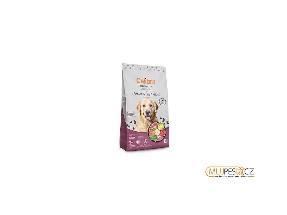 Calibra Dog Premium Line Senior&Light Beef Originální