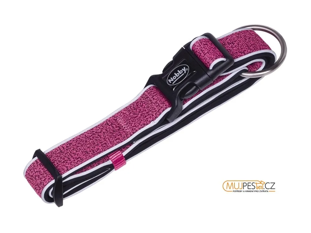 Koupit Online Nobby CAYO obojek nylon reflexní růžová S-M 30-45cm