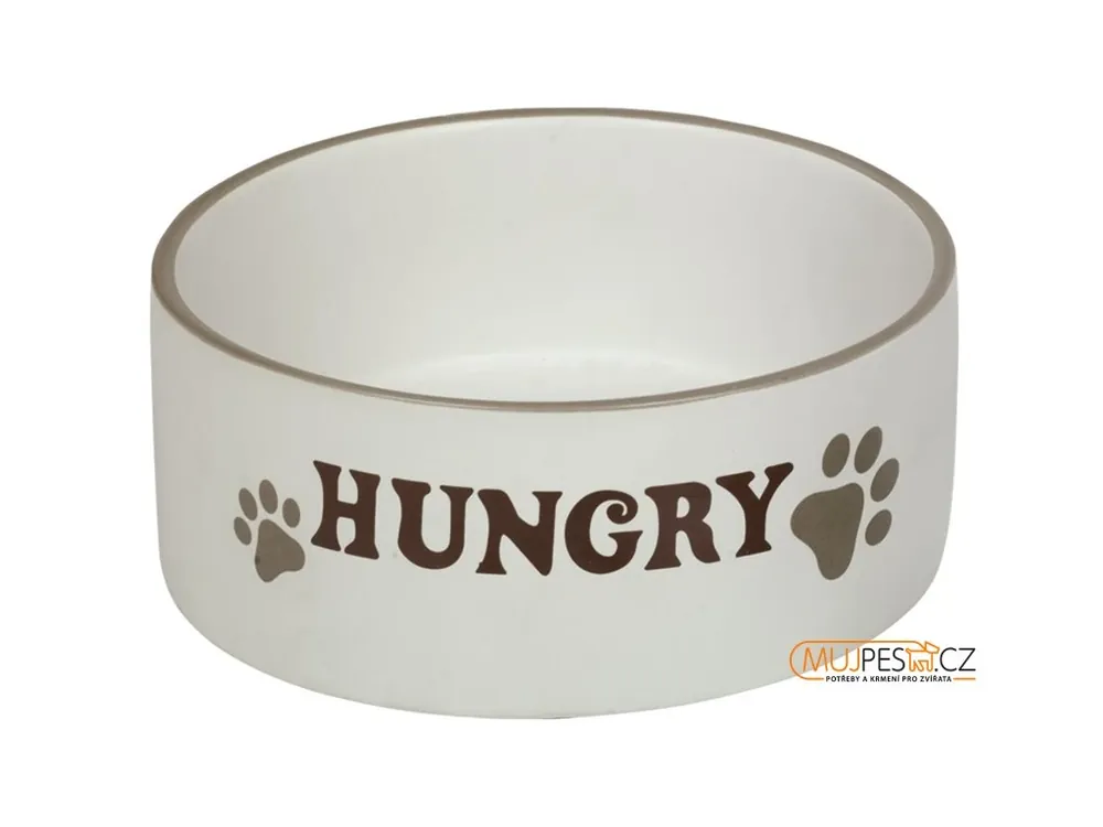 Nobby Hungry Keramická Matná Miska Krémová Akční Nabídka