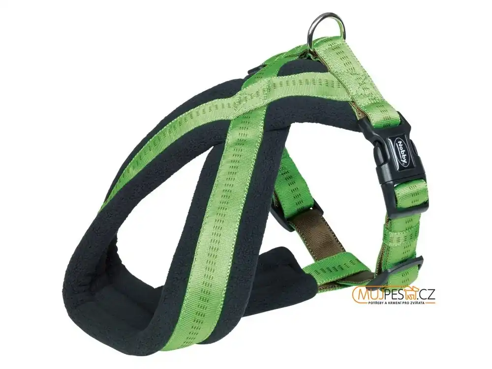 Nobby Soft Grip Comfort Postroj Do X Zelený M 45-70Cm Levný