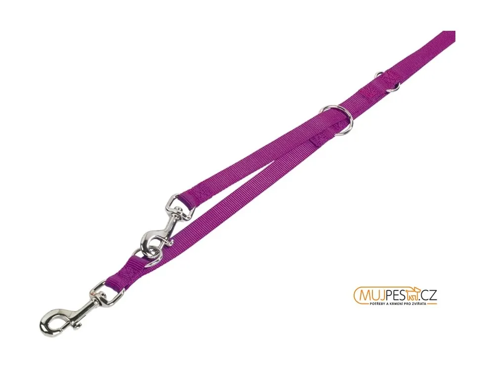 Nobby Classic Vodítko Nylon 200Cm / 25Mm Malina Rychlé Dodání