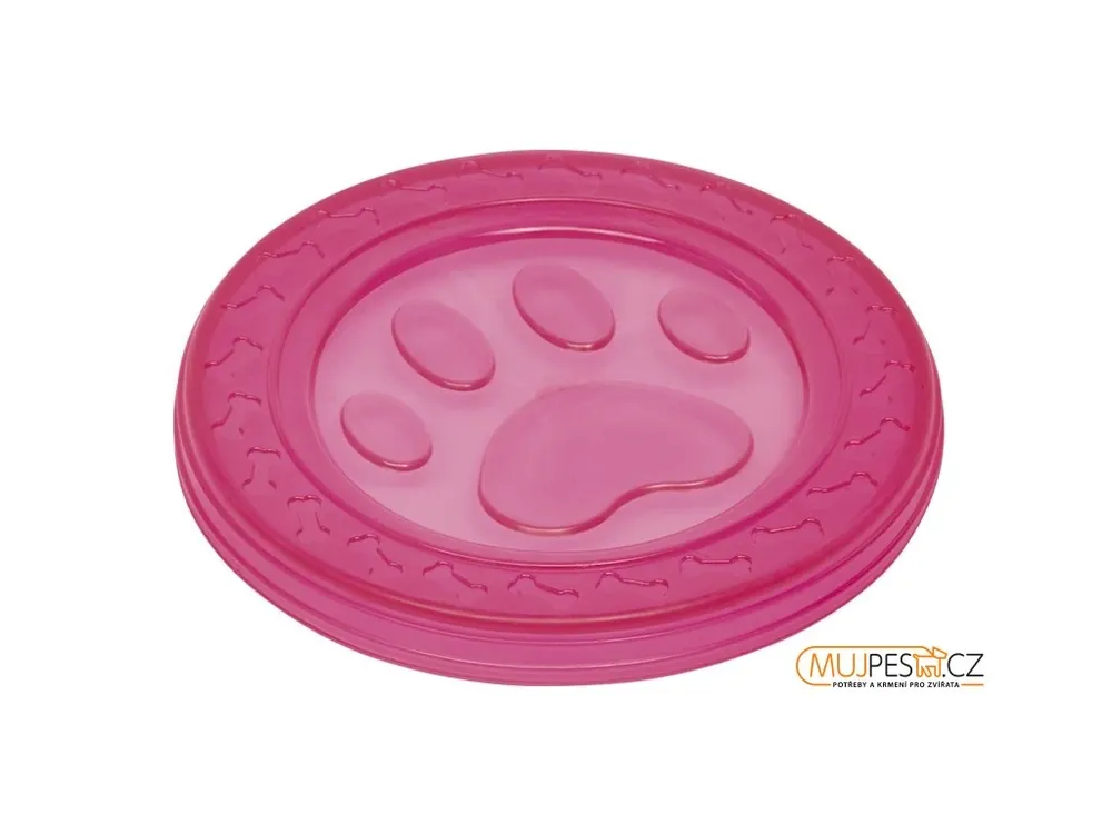 Nobby Hračka Pro Psy Termoplastická Guma Frisbee Růžové 22Cm Zlevněný