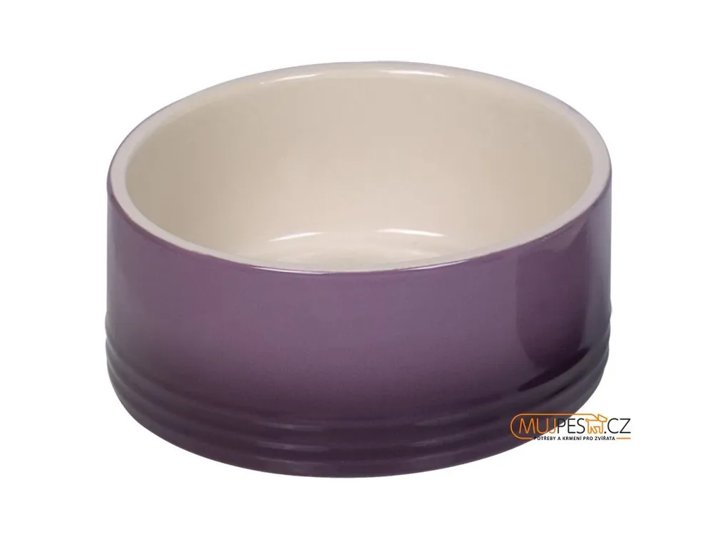Nobby keramická miska GRADIENT purpurová 18,0 x 7,0 cm / 1,10 l Must-Have