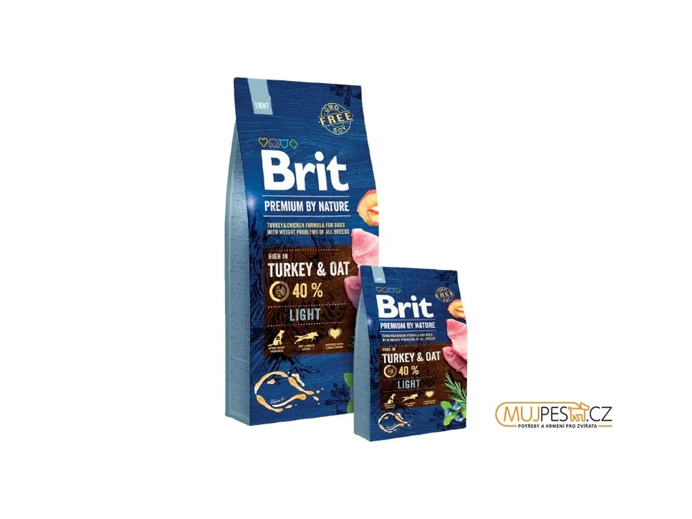 Brit Premium By Nature Dog Light Akce