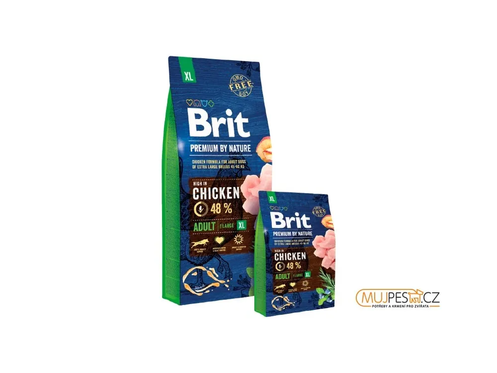 Brit Premium By Nature Dog Adult Xl Zlevněný