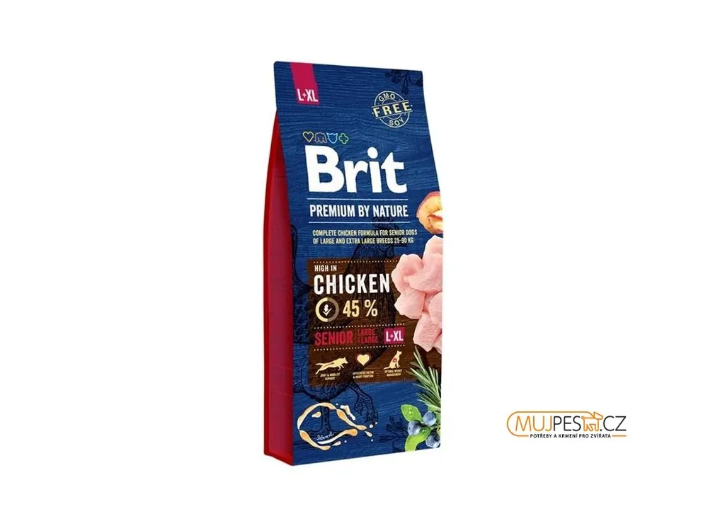 Brit Premium By Nature Dog Senior L+Xl Rychlé Dodání