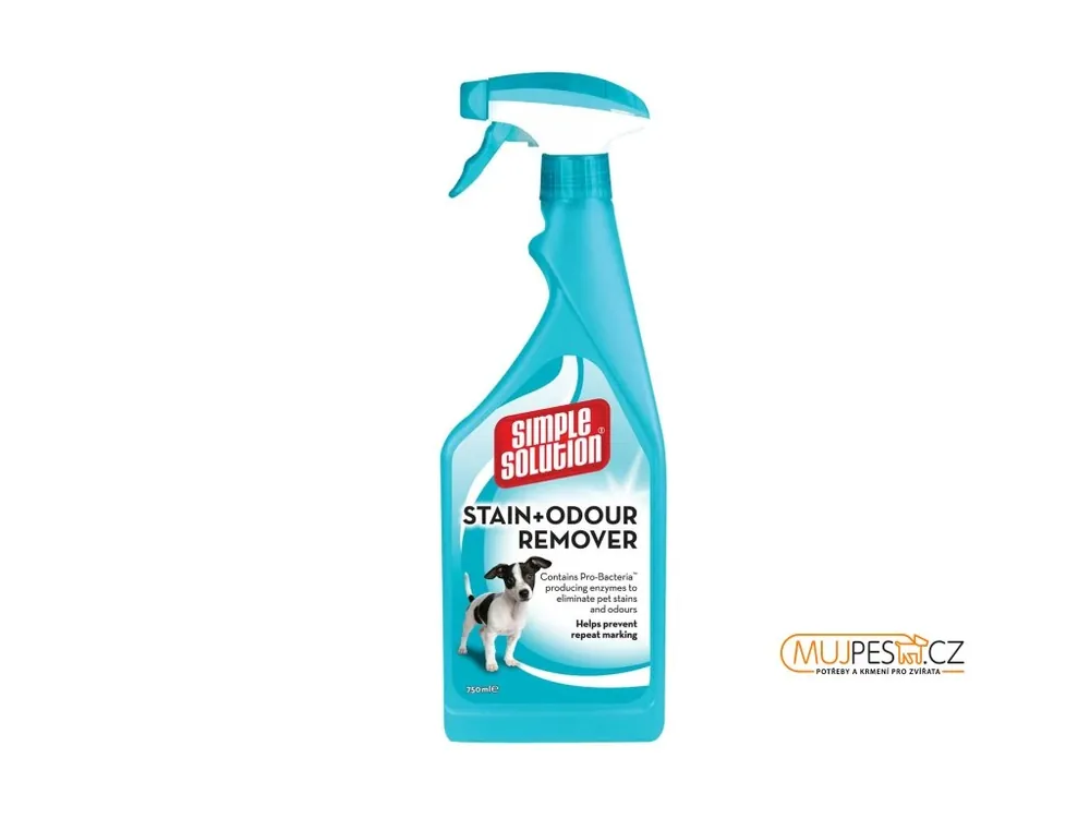 Akce Simple Solution Stain & Odor Remover Odstranovac skvrn a pachu pro psy, 750ml