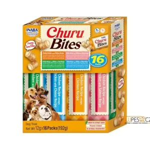 Inaba Churu Bites dog snack multipack 16x 12g Aktuální
