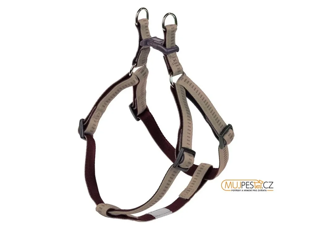 Speciální Cena Nobby Soft Grip Postroj Nylon 50-72Cm / 20Mm Béžová