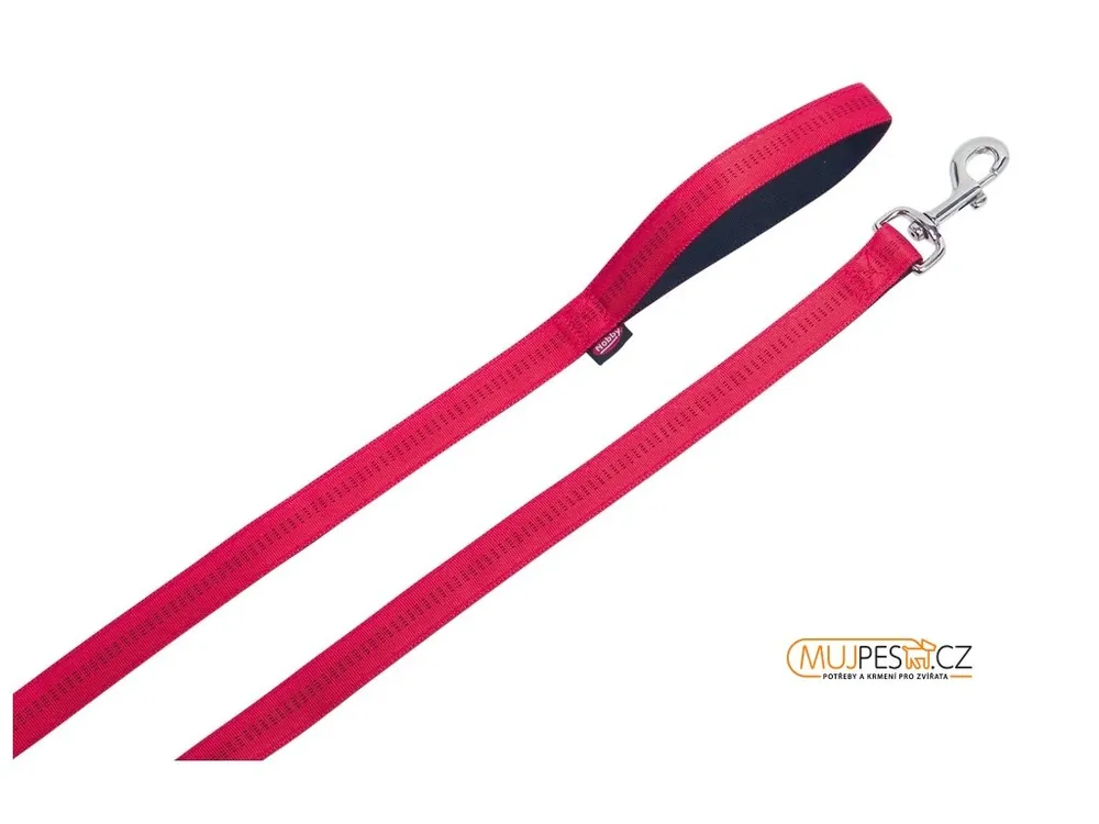 Objednat Nyní Nobby Soft Grip Vodítko Nylon 180Cm / 25Mm Červená