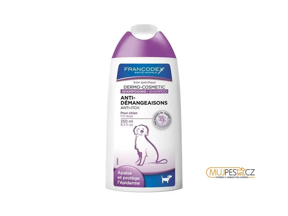 Poslední Šance Francodex Šampon proti svědění pes 250ml