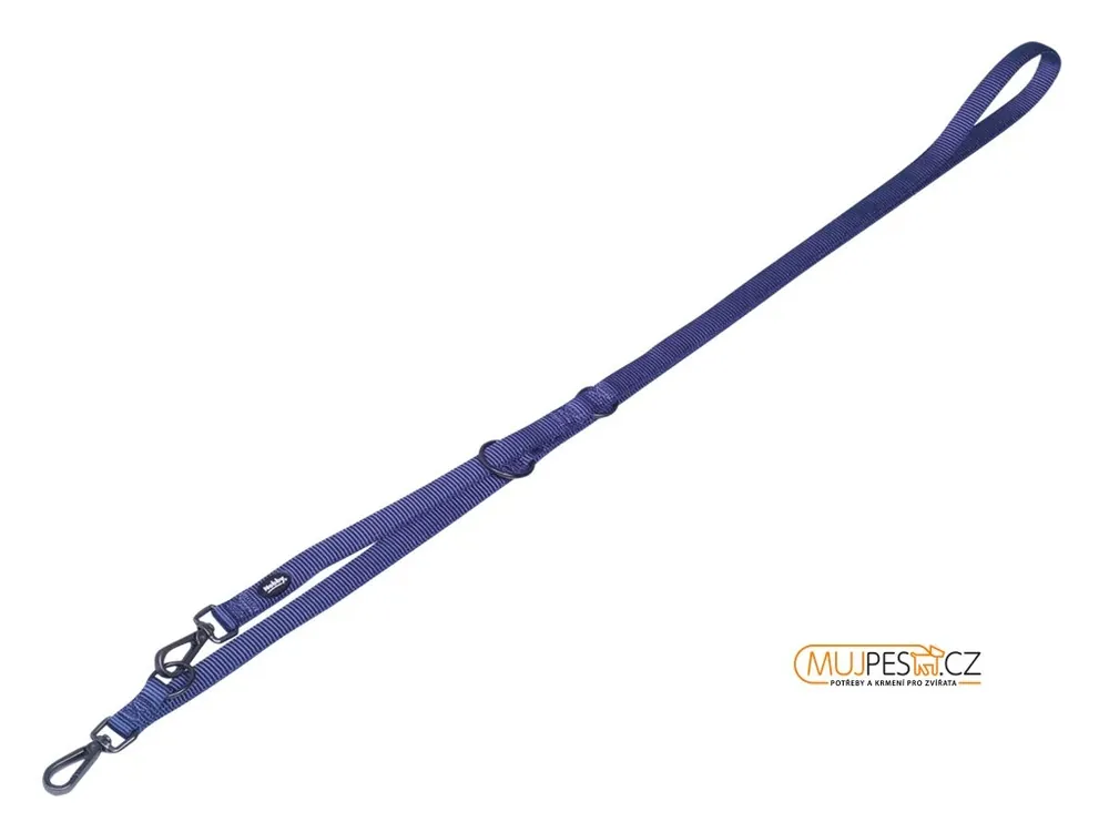 Pouze Dnes Nobby CLASSIC COMFORT vodítko nylon modrá S-M 2m 20mm