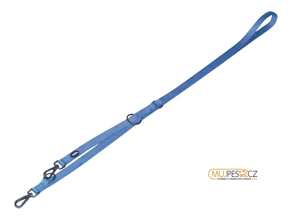 Nobby CLASSIC COMFORT vodítko nylon světle modrá S-M 2m 20mm Časově Omezené